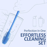2 in1 Water Bottle Brush with Straw Brush, Cleaning Brush Set