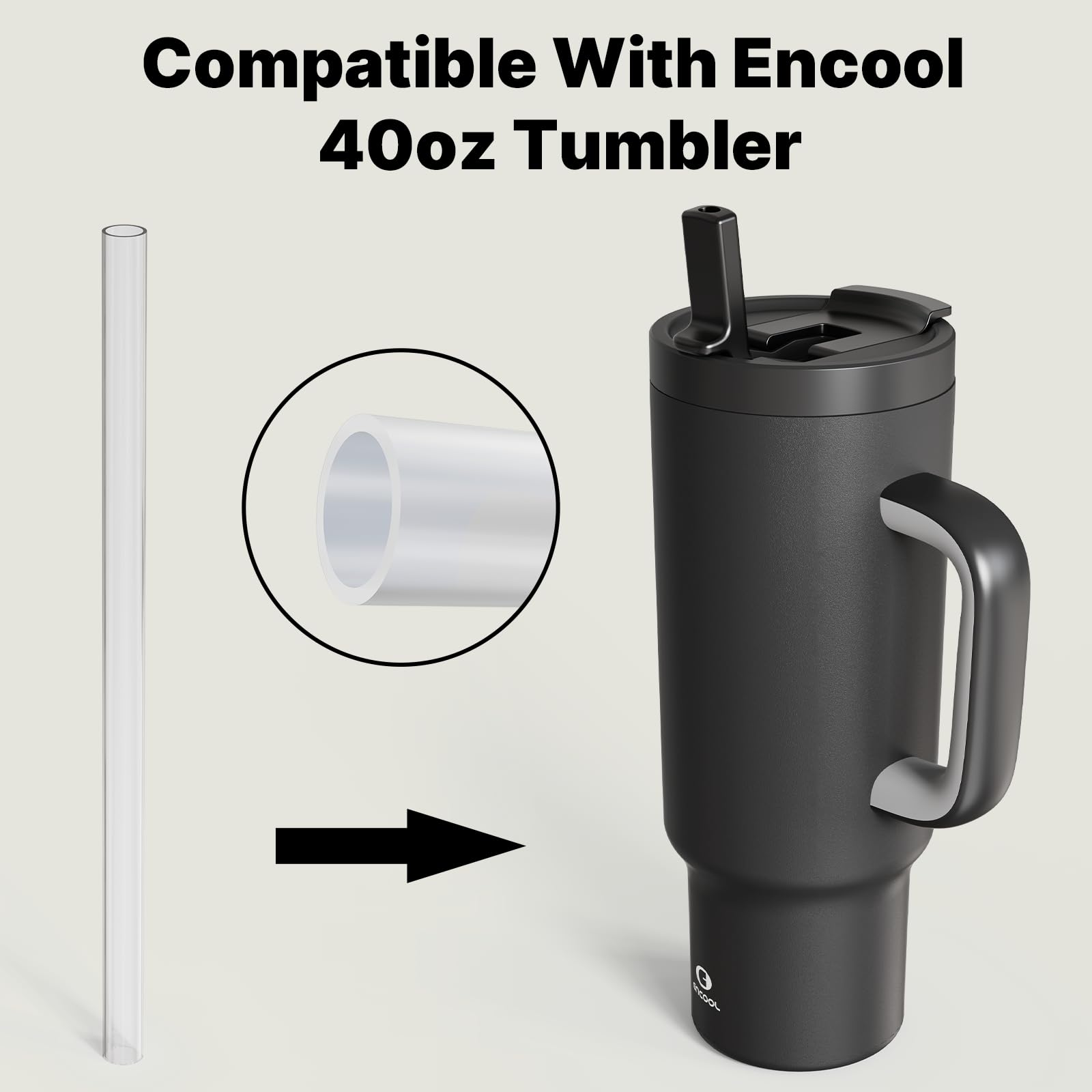 4-Pack Replacement Straws for DriveSip